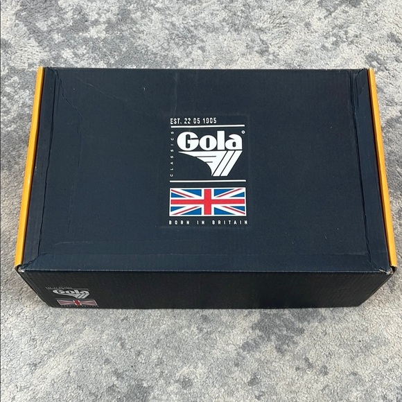 NIB Gola Challenge High Sneakers White Leather Hi Top  Retro 80s Style Sz 6.5 - Picture 4 of 16